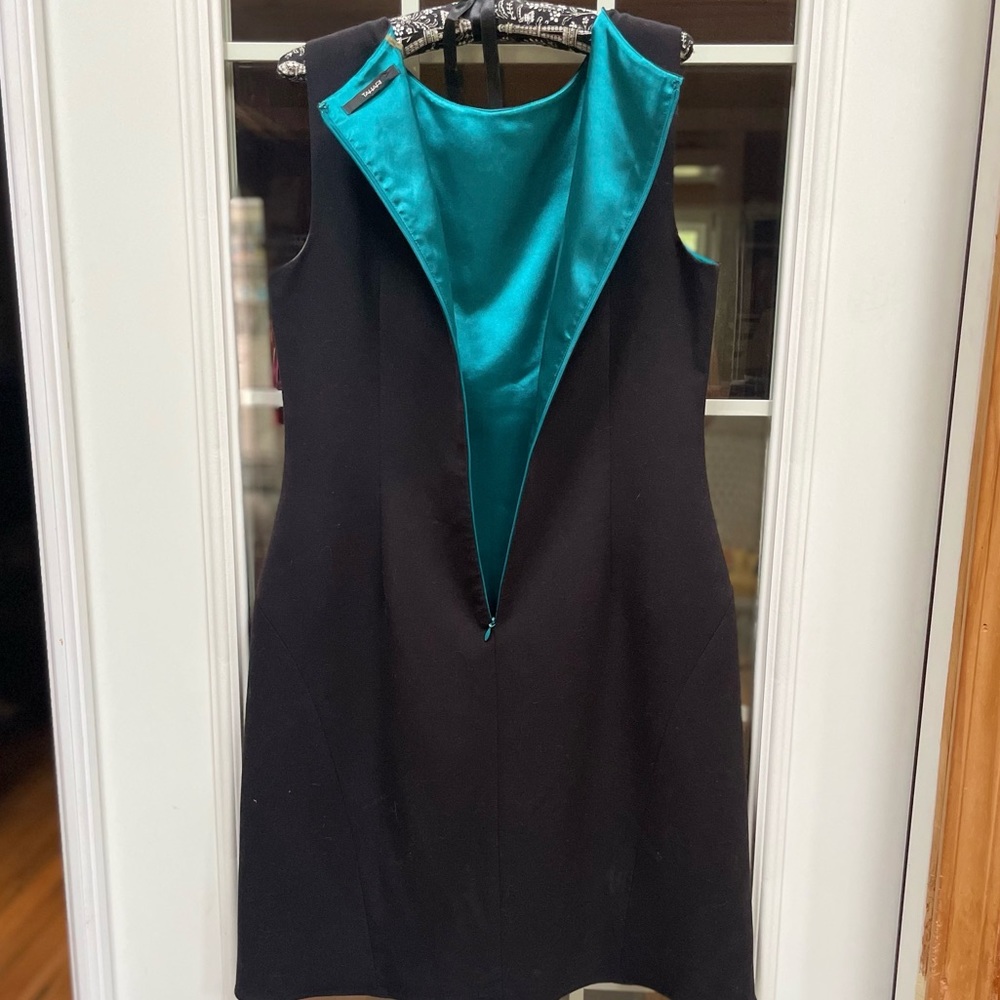 Black Elie Tahari Tera Dress women size 12 - Picture 3 of 14